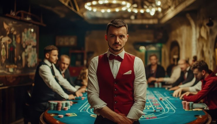 Live dealer table on liga5000 login with real-time settlement display